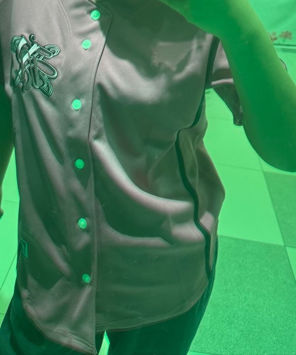 ★2025SS新作★NYXX★TOUGH BEAR BASEBALL JESEY TOUGH BEAR BASEBALL JERSEY (PINK) - NYXX | 60% - Asian