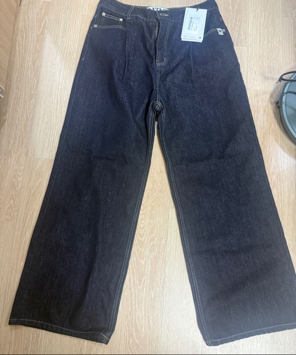 デニム・ジーパン SATUR Wide Flare Denim Pants 5FT1537 MUSINSA公式 | SATUR Wide flare denim pants indigo