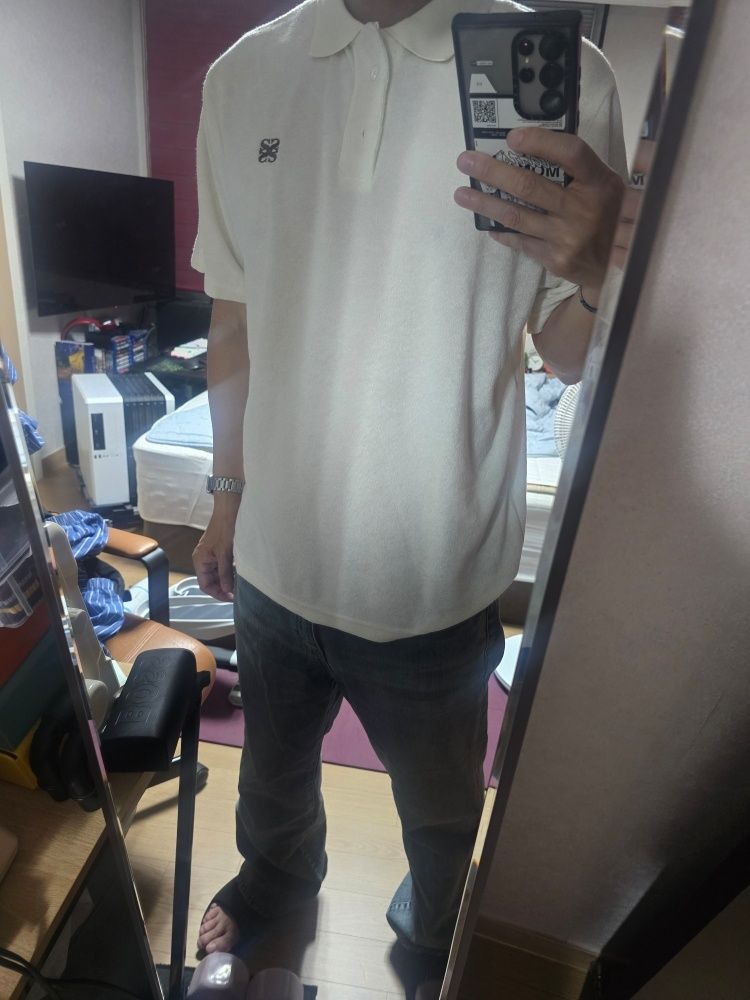 [25SS] SATUR★Lawton Terry Pique Polo T-Shirt★ポロシャツ MUSINSA | SATUR (W) Lawton Terry Pique Polo Short Sleeve T