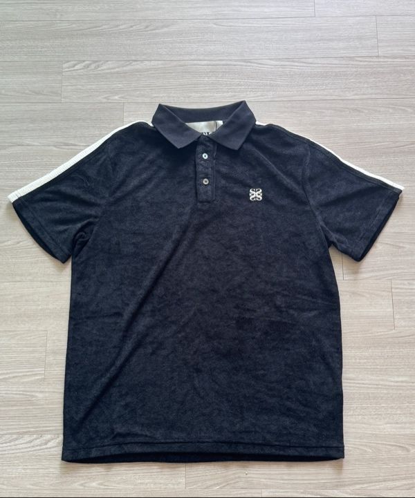 [25SS] SATUR★Lawton Terry Pique Polo T-Shirt★ポロシャツ SATUR】25SS/送料税込/人気☆Lawton Terry Pique Polo T-Shirt
