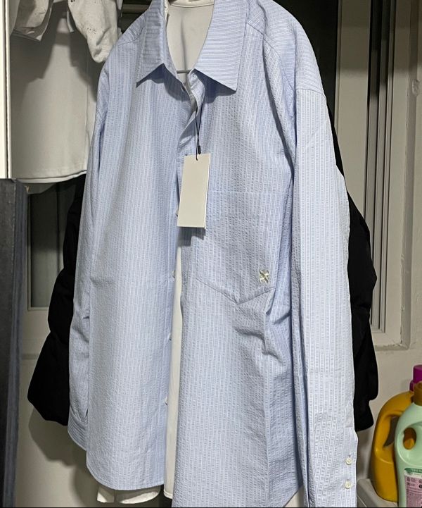 シャツ SATUR Seersucker Basic Pocket Shirt 5SA219 MUSINSA | SATUR Seersucker Basic Pocket Shirt Light Blue