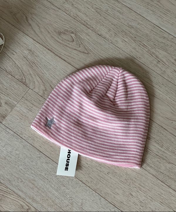 ●WEBHOUSE● 25SS TWISTER STAR STRIPE SHORT BEANIE MUSINSA | WEBHOUSE Twister Star Stripe Short Beanie - Grey/White