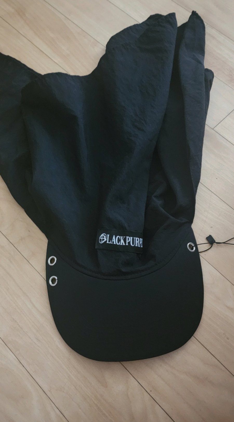 MUSINSA公式 | BLACK PURPLE フードシェードバンダナキャップ_Hooded