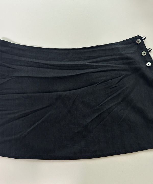 【SOMEWHEREBUTTER】Muse Layered Skirt Pants - Navy a4f344892f5834a6e48f369cddb16f