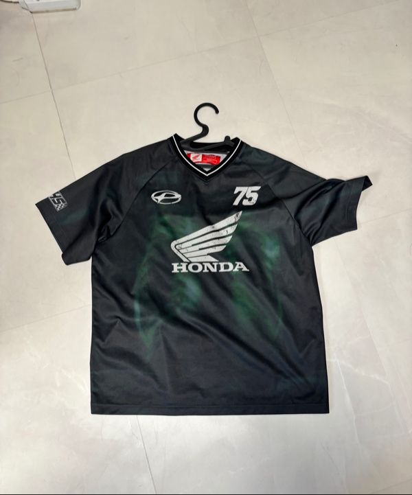 MUSINSA | Honda Motorcycle X-Ray Jersey Short Sleeve Black