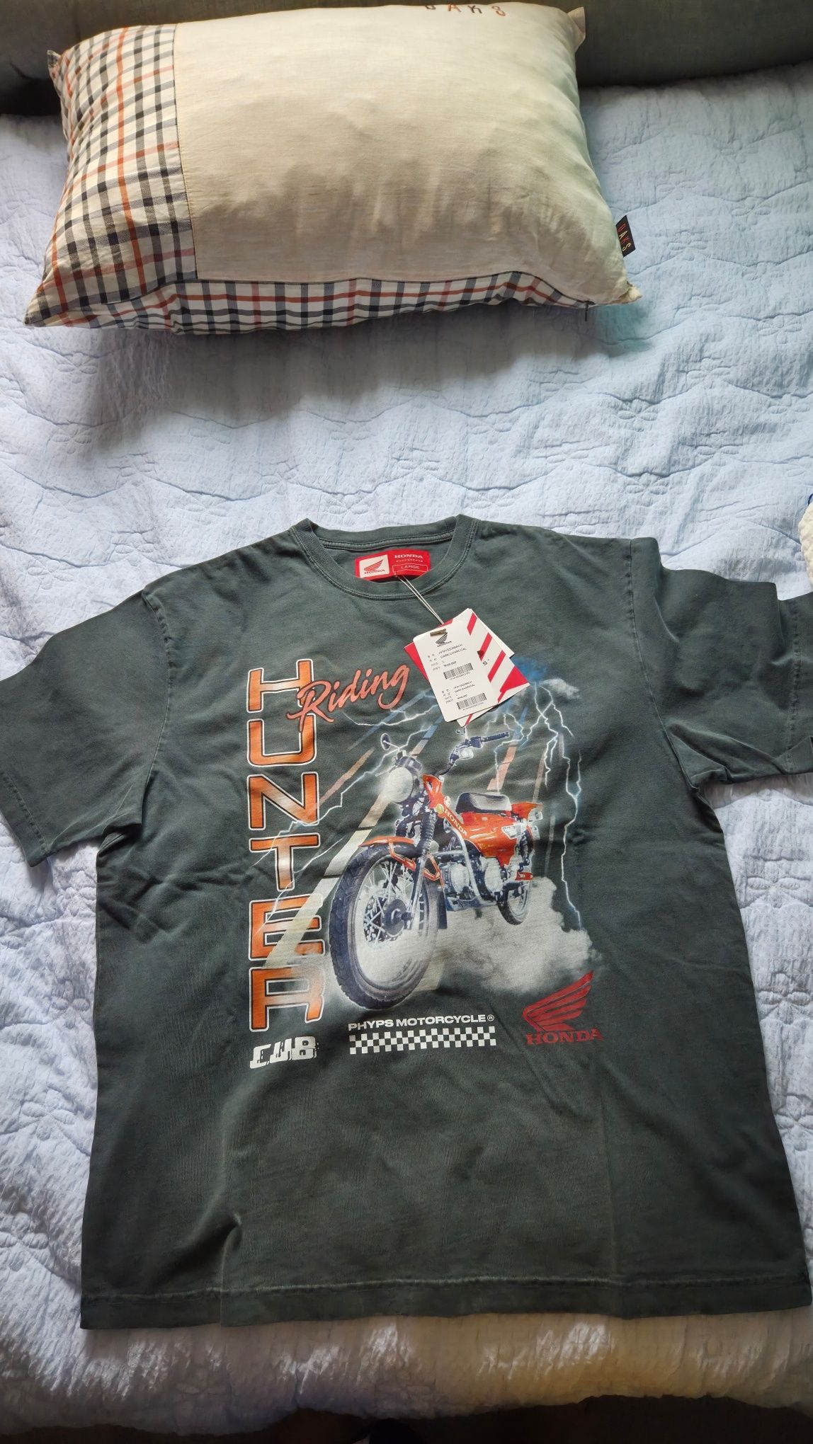 Tシャツ・カットソー HONDA MOTORCYCLE Hunter Cub Short Sleeve Charcoal MUSINSA | Honda Motorcycle Lighting Hunter Cub Short Sleeve