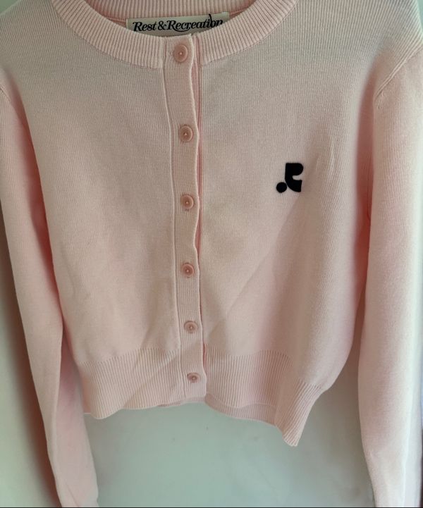 カーディガン Rest &amp; Recreation CROPPED KNIT CARDIGAN Rest&Recreation]RR Cropped Knit Cardigan_Pink