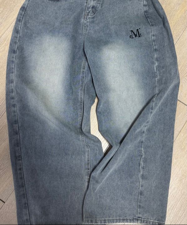 MUSINSA公式 | MUCENT Penta Side Pintuck Denim Pants Unisex