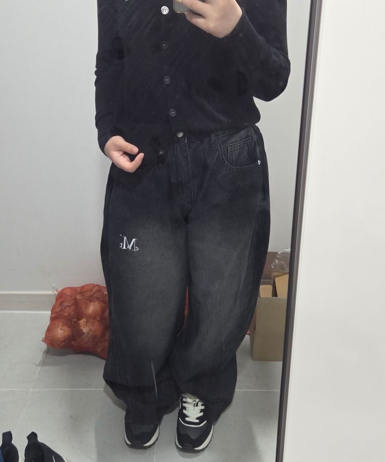 MUSINSA公式 | MUCENT Penta Side Pintuck Denim Pants Unisex
