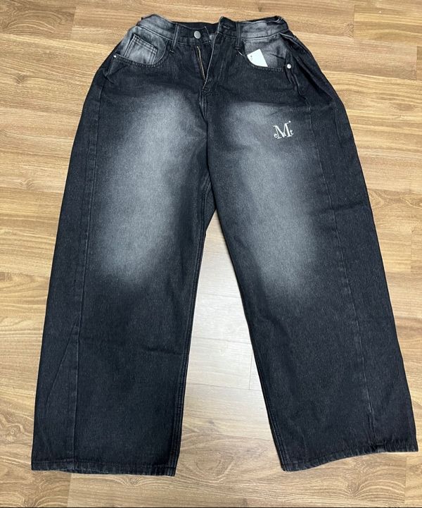 MUSINSA公式 | MUCENT Penta Side Pintuck Denim Pants Unisex