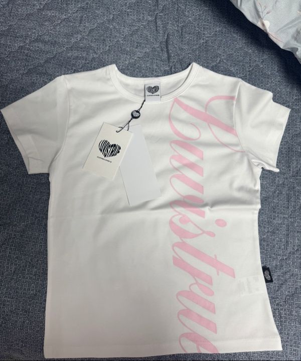 ★LUVISTRUE★SM STRAIGHT LOGO TEE(WHITE)★正規品/直送料込 MUSINSA | LUV IS TRUE SM STRAIGHT LOGO TEE(BLACK)