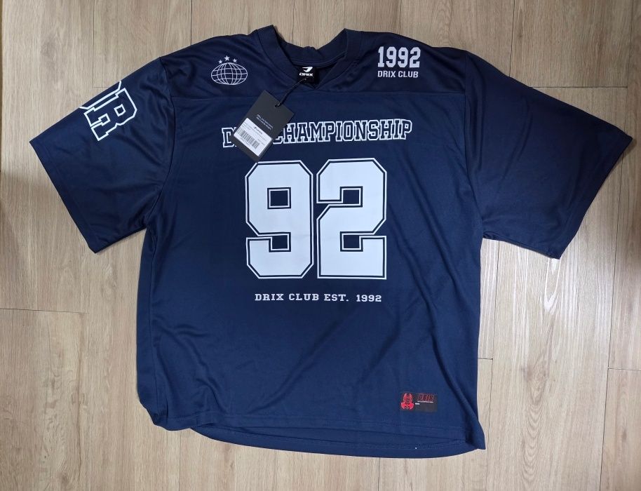 DRIX ■ Rugby Overfit Mesh Jersey Half Sleeve MUSINSA | DRIX Rugby Overfit Mesh Jersey Half Sleeve_Navy