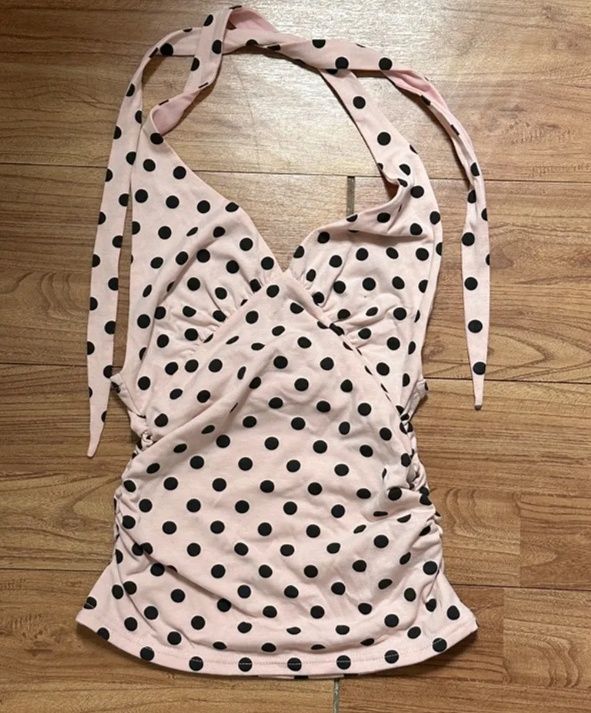 ★SCULPTOR★ Dot Halter Top Brown SC25S260BR Dot Halter Top Brown – SCULPTOR JAPAN