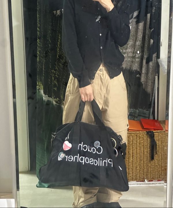 MUSINSA | SCULPTOR Summer Boston Bag Black