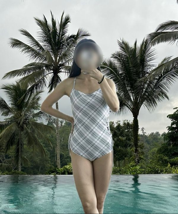 ビキニ ZEROPLANET Check Monokini WHITE Z25HDR02WH MUSINSA | ZEROPLANET Check Monokini [WHITE]