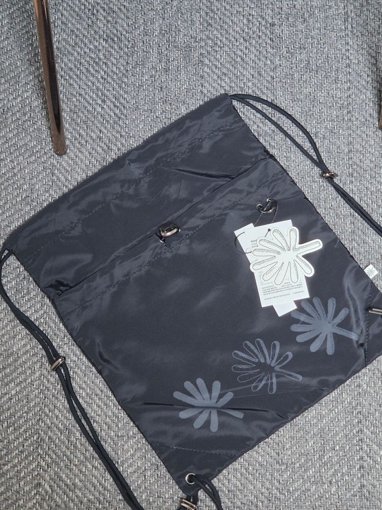 ★DANDEL★ DD layer symbol gym sack string bag BLACK MUSINSA | DANDEL DD layer symbol gym sack string bag (BLACK)