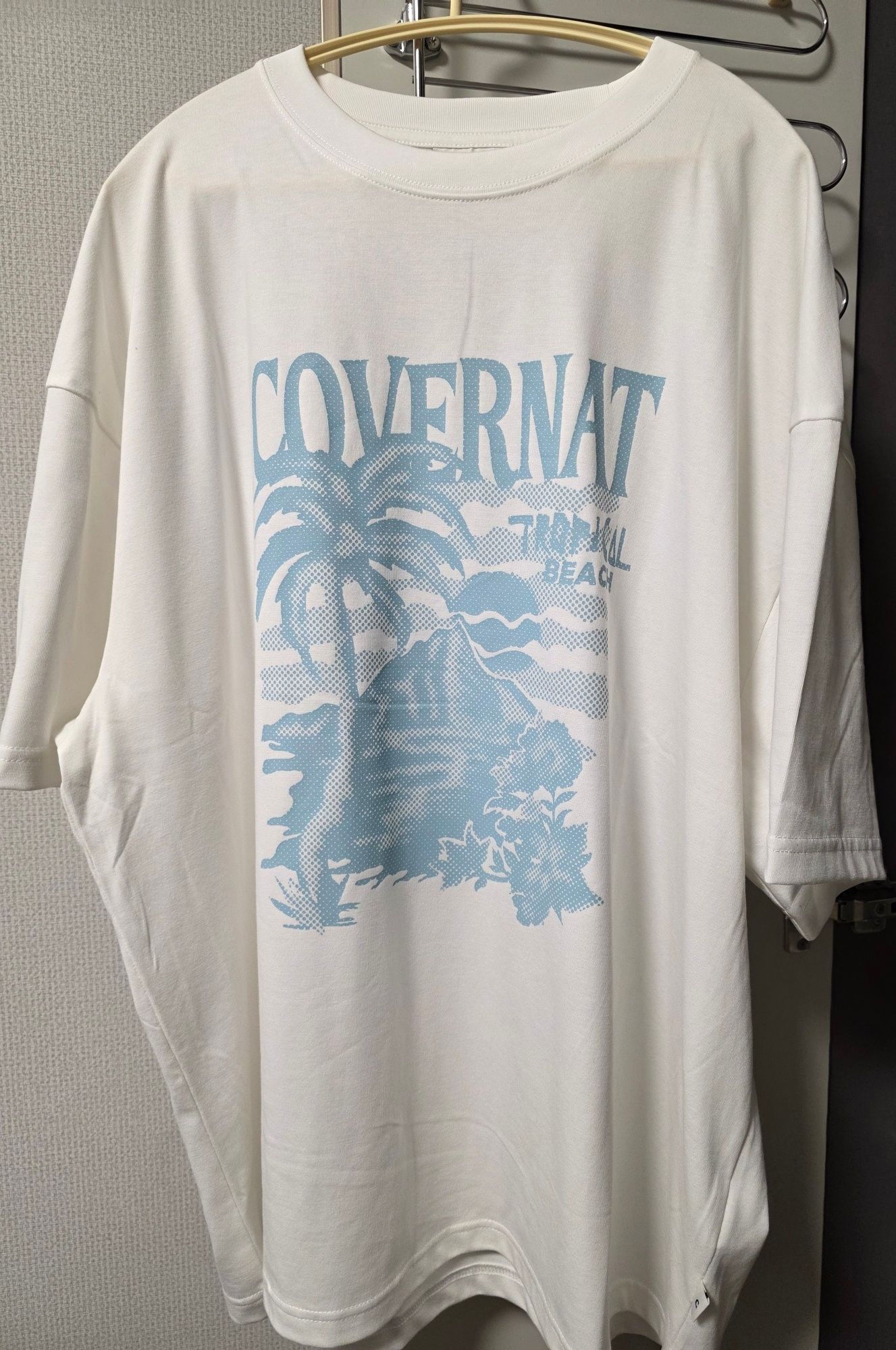 COVERNATのCool Cotton Sunset Tropical Graphic T-Shirt 全2色 MUSINSA | COVERNAT Cool Cotton Sunset Tropical Graphic T