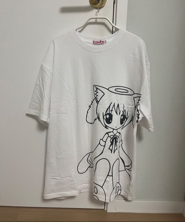 ★2025SS新作★ITZAVIBE★CAT GIRL T SHIRT MUSINSA公式 | ITZAVIBE CAT GIRL T SHIRT - BLACK