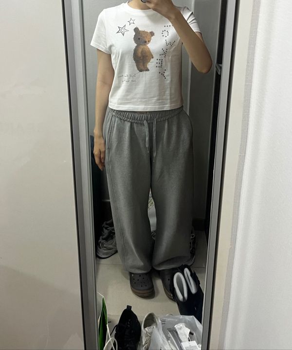 MUSINSA | MARRON EDITION 25 Summer_ Ivory Teddy Bear T-Shirt