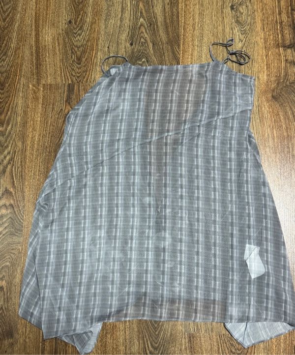 [INSILENCE] Vintage Check Chiffon One Piece /追跡付 MUSINSA | INSILENCE WOMEN Vintage Check Chiffon One Piece BLUE