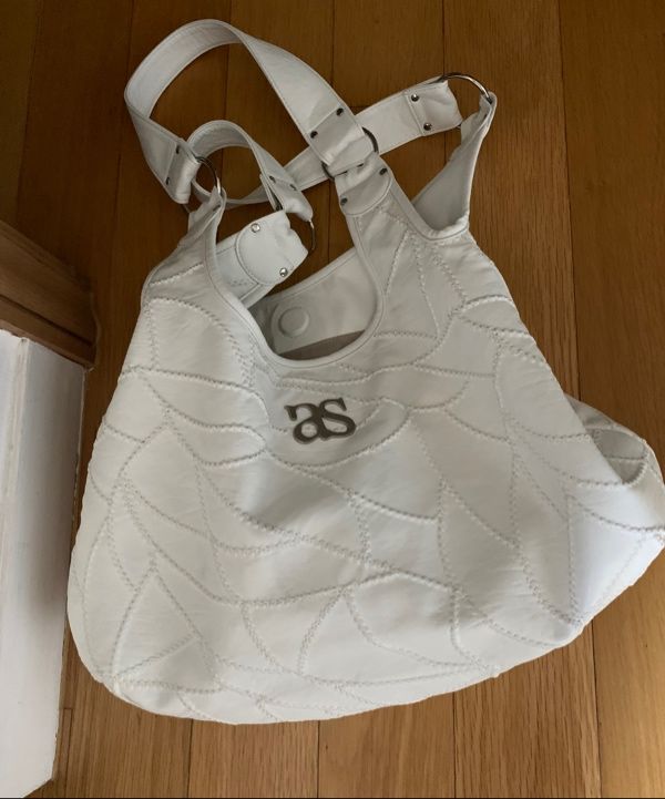 MUSINSA | ASON BECKY SHOULDER BAG / WHITE