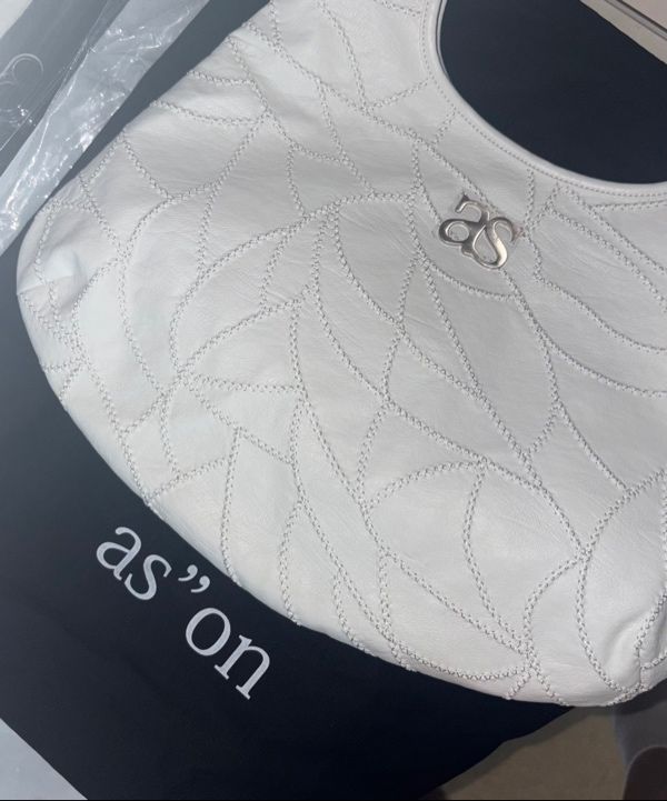 MUSINSA | ASON BECKY SHOULDER BAG / WHITE