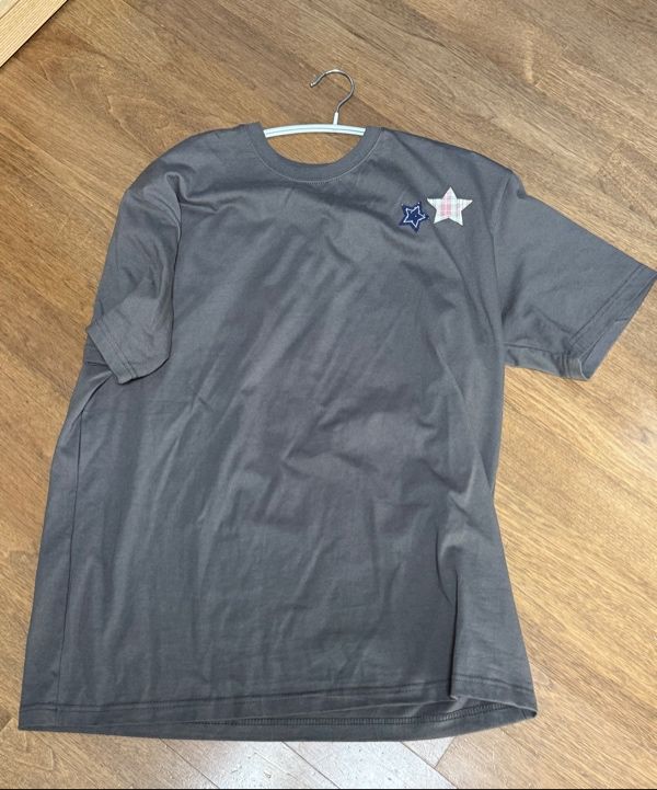 MUSINSA | RONRON RON PATCH MIXED APPLIQUE OVER FIT T SHIRT WHITE