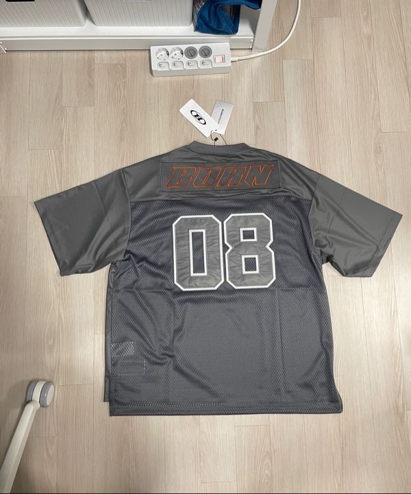 USED] 본투윈(BORN TO WIN) 08 RUGBY JERSEY T-SHIRTS [CHARCOAL] 2