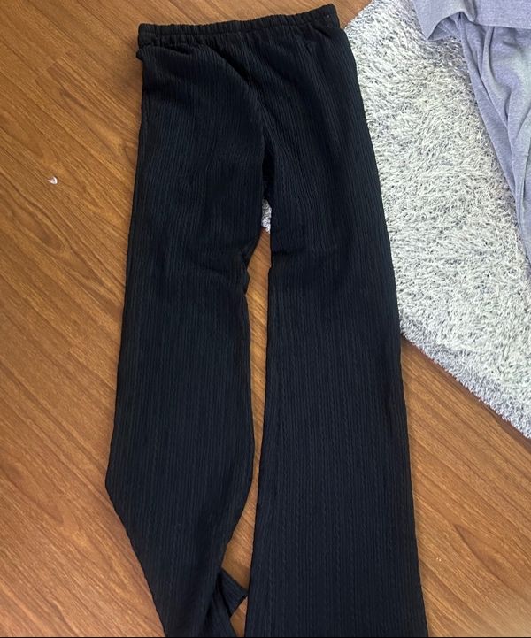 LEVAR ♥ Eyelet Lace Layered Pants /追跡付 MUSINSA | LEVAR Eyelet Lace Layered Pants - Black