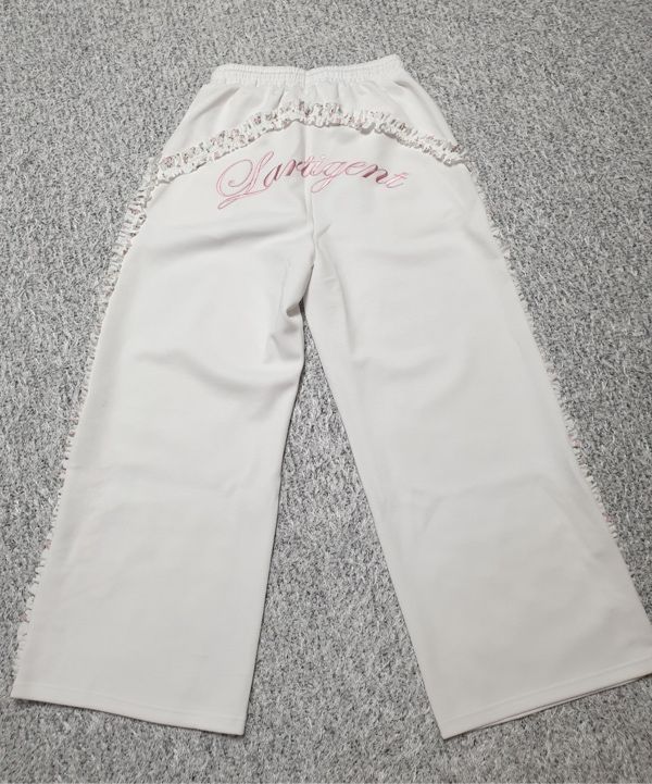 MUSINSA | LARTIGENT L17 FRILL TRACK PANTS(2COLOR)