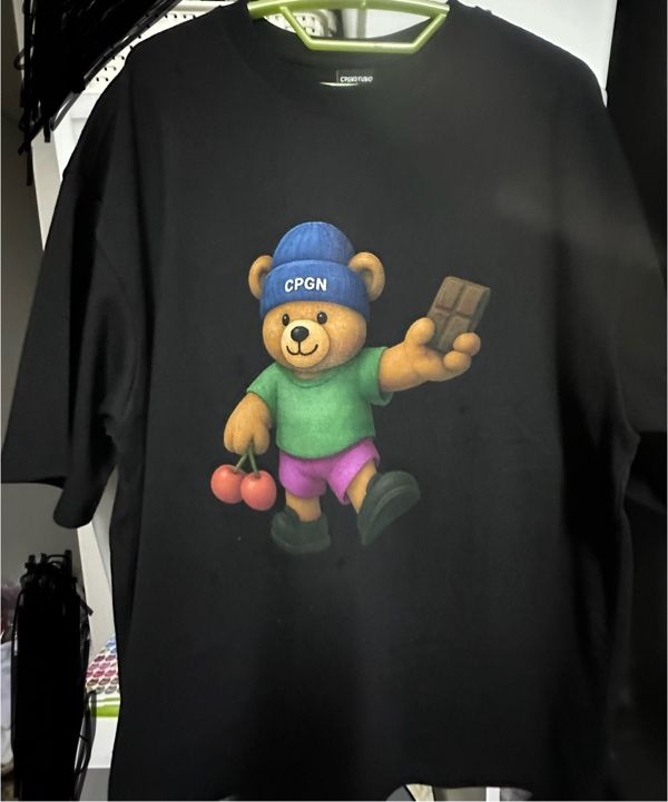 【CPGN STUDIO】24SS★ DTP Cherry Cake Short Sleeve Tee MUSINSA | CPGN STUDIO DTP Cherry Bear Short Sleeve T-shirt Black