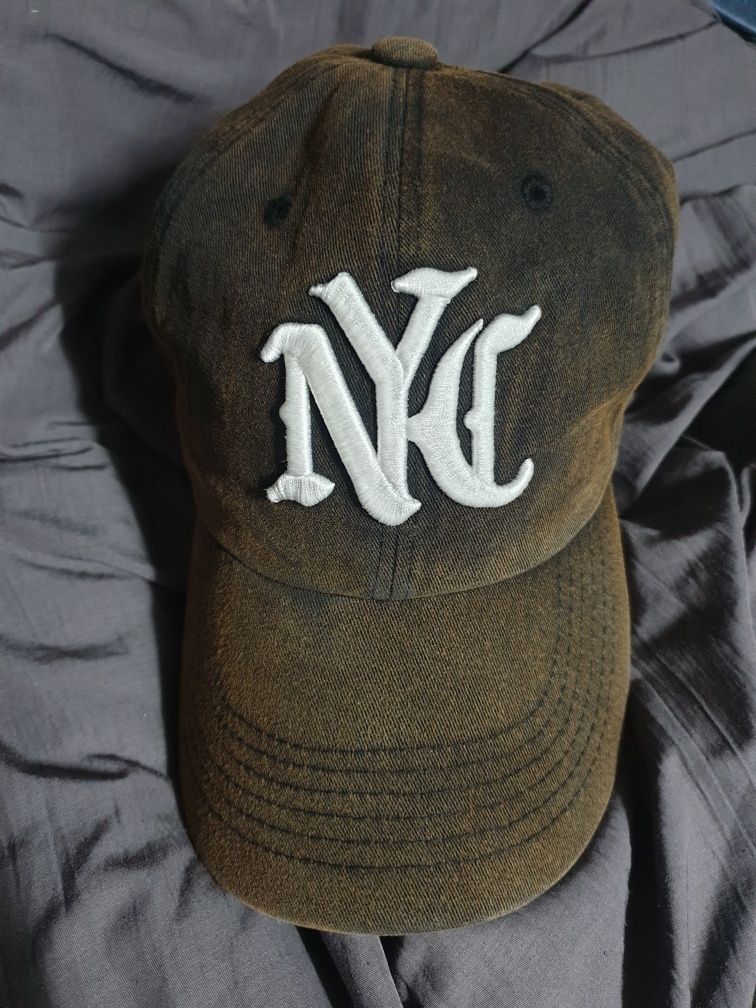 MUSINSA | NOHANT NYC SALT WASHING BALL CAP NAVY