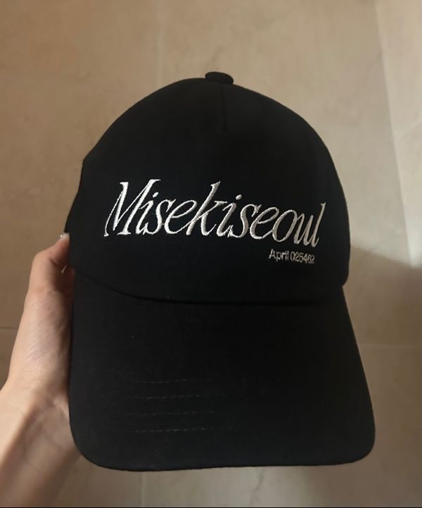 ◆MISEKI SEOUL◆ Serif logo ball cap NAVY MSK252AC02NV MUSINSA | MISEKI SEOUL Serif logo ball cap NAVY