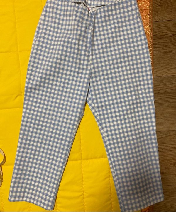 [Sinoon] GINGHAM CAPRI パンツ★新作・25SS★韓国★関税込み★ MUSINSA | SINOON Gingham Capri Pants (Black)
