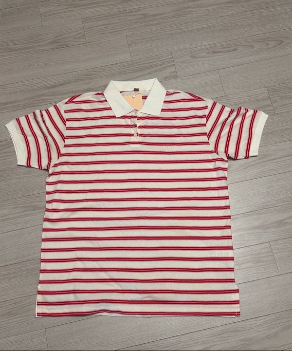 【Sinoon】 Stripe Half Sleeve PK Shirt 3色 MUSINSA | SINOON Stripe Half Sleeve PK Shirt (Blue)