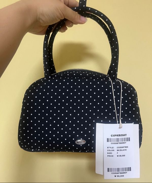 MUSINSA公式 | COVERNAT WOMAN クローバーハートドットトートバッグ