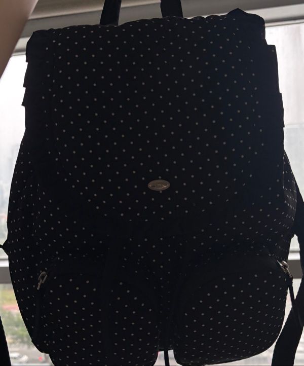[COVERNAT] Clover Heart Dot Padded Frill Backpack /追跡付 MUSINSA | COVERNAT WOMAN Clover Heart Dot Padded Frill