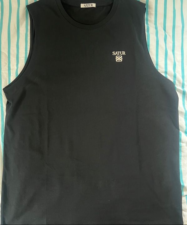 MUSINSA | SATUR All Day Crew Neck Layered Sleeveless Top