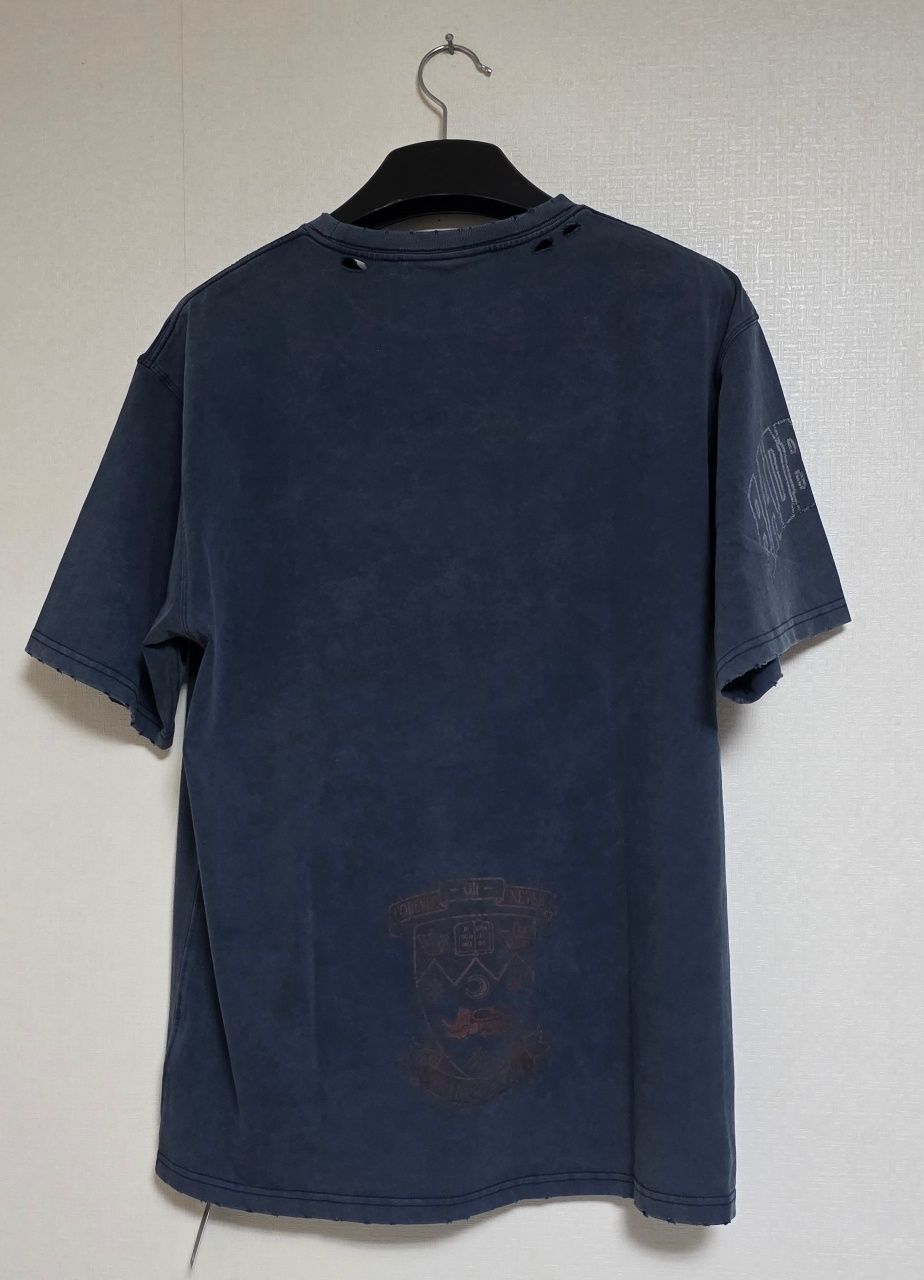 ★BADBLOOD ★WORKSHOP PRINT DISTRESSED T-SHIRT MUSINSA | BADBLOOD Workshop Print Distressed T-Shirt - Black