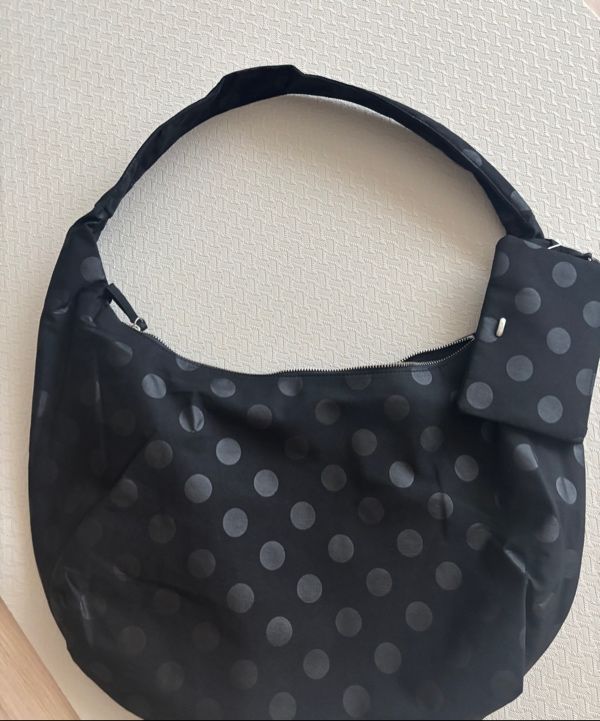 CITTA☆Mono Dot Hobo Bag MUSINSA | CITTA Mono Dot Hobo Bag_CTA927(Black)