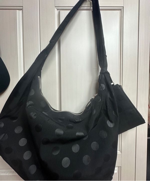 MUSINSA | CITTA Mono Dot Hobo Bag_CTA927(Black)