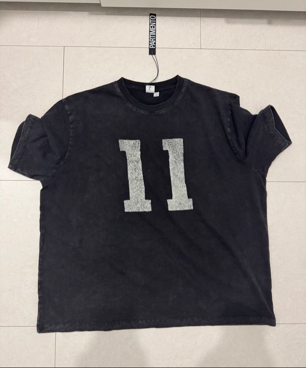 PARTIMENTOの11 Crack Tee MUSINSA | PARTIMENTO 11 Crack Tee Black