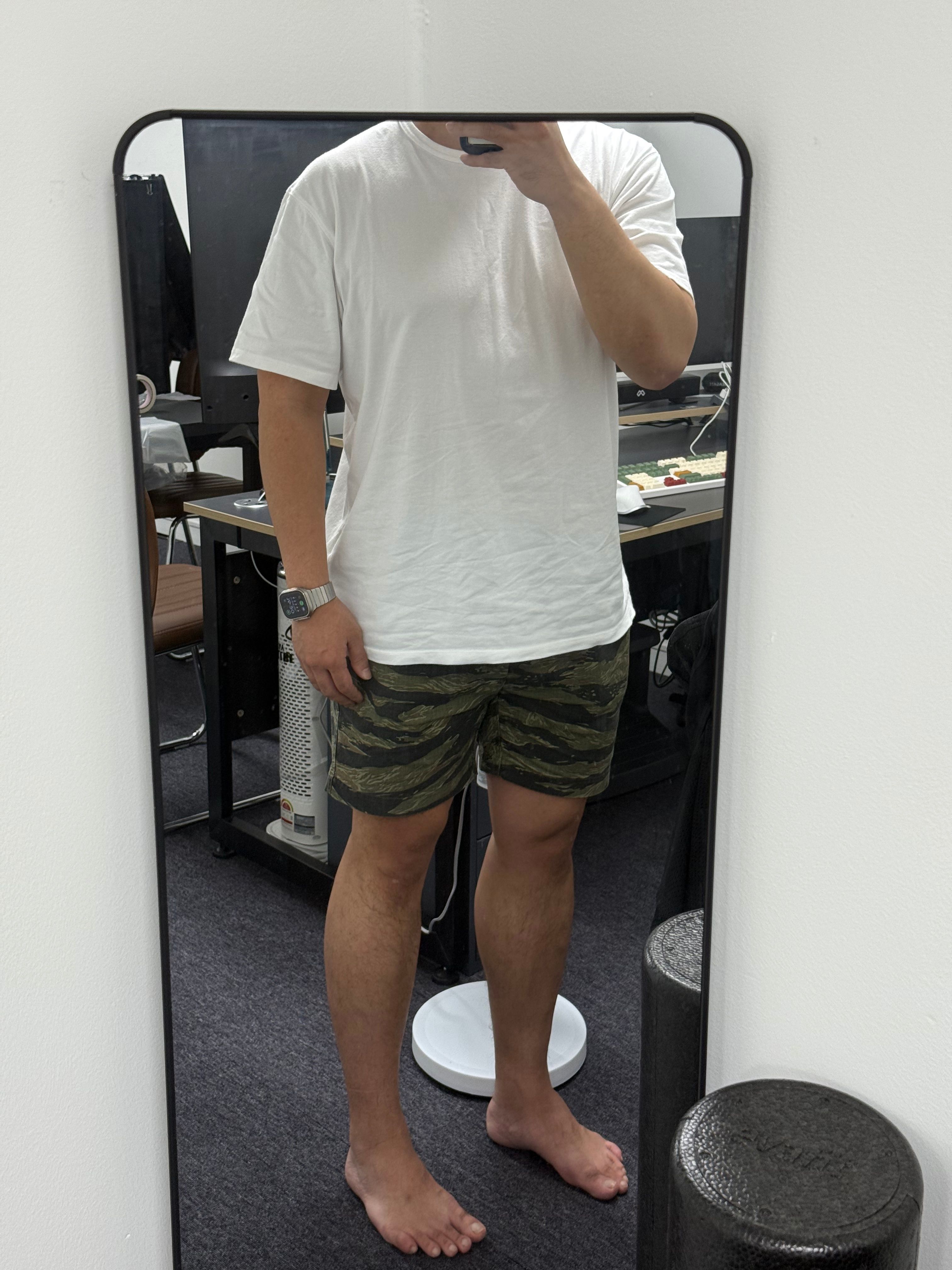【PARTIMENTO】 Tiger Camo Banding Shorts /追跡付 MUSINSA | PARTIMENTO Tiger Camo Banding Shorts Khaki