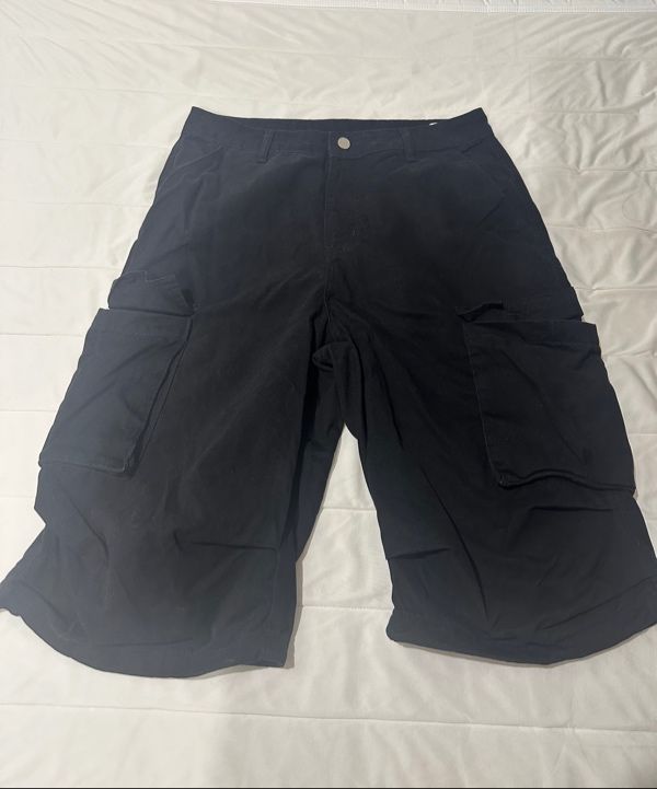 MUSINSA公式 | SIGNATURE Cation Cotton Cargo Bermuda Pants