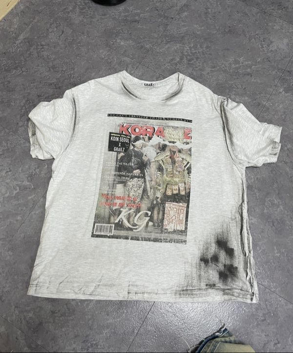 ミュージシャン GRAILZ COLLAGE T-SHIRTS MUSINSA | GRAILZ [GRAILZ x KOIN SEOUL] MAGAZINE T-SHIRTS [MELANGE