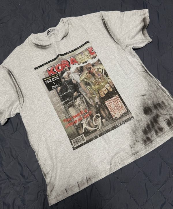 MUSINSA | GRAILZ [GRAILZ x KOIN SEOUL] MAGAZINE T-SHIRTS