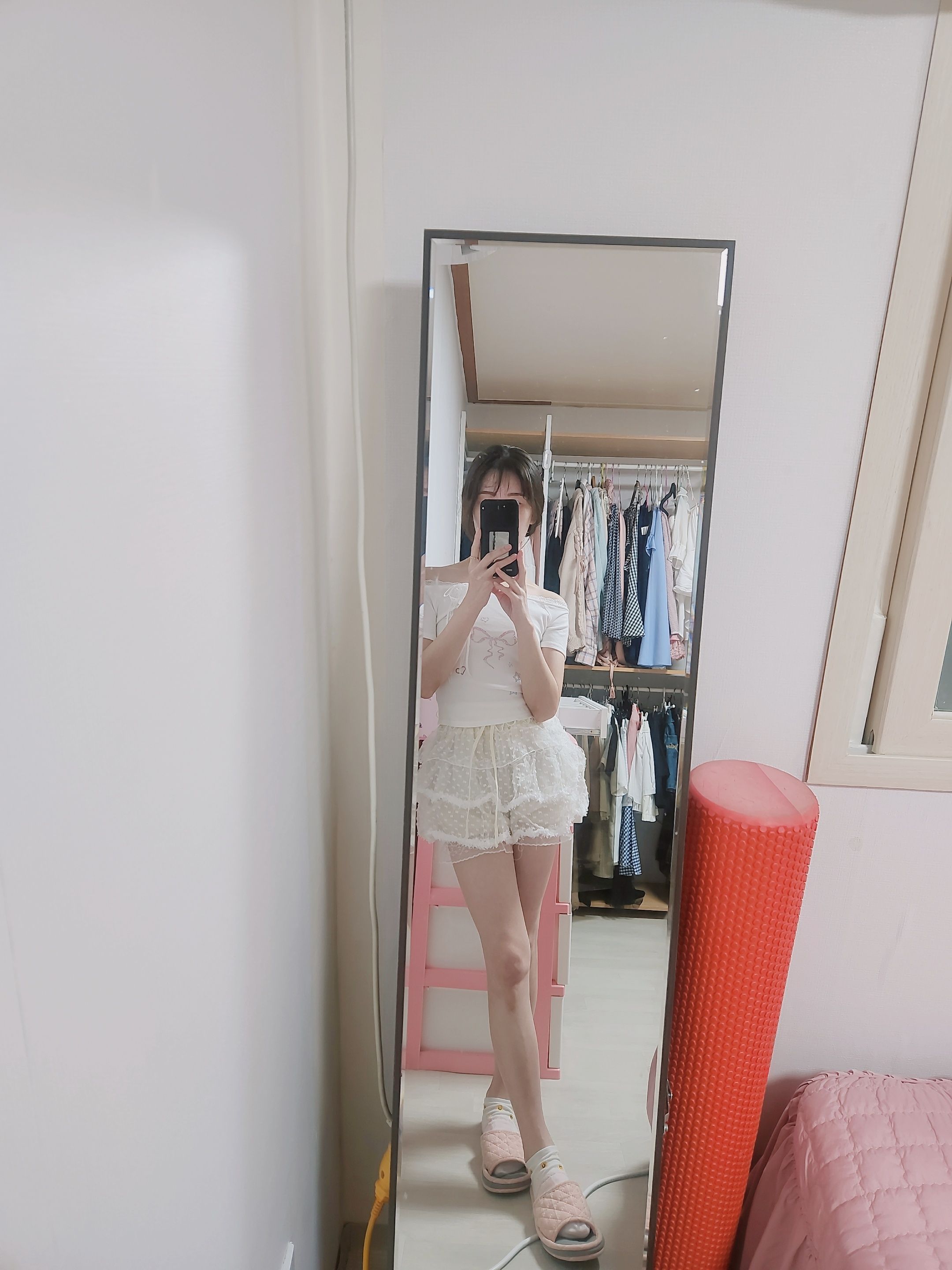 MUSINSA | HIGH SCHOOL DISCO Angel Dot Tutu Tiered Skirt