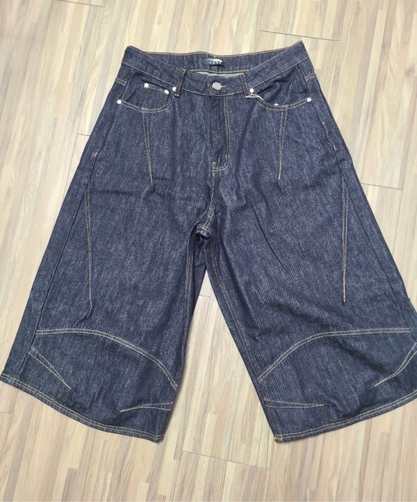 デニム・ジーパン DNSR Multi Dart Bermuda Denim Pants 5SH166 MUSINSA | DNSR Multi Dart Bermuda Denim Pants Indigo