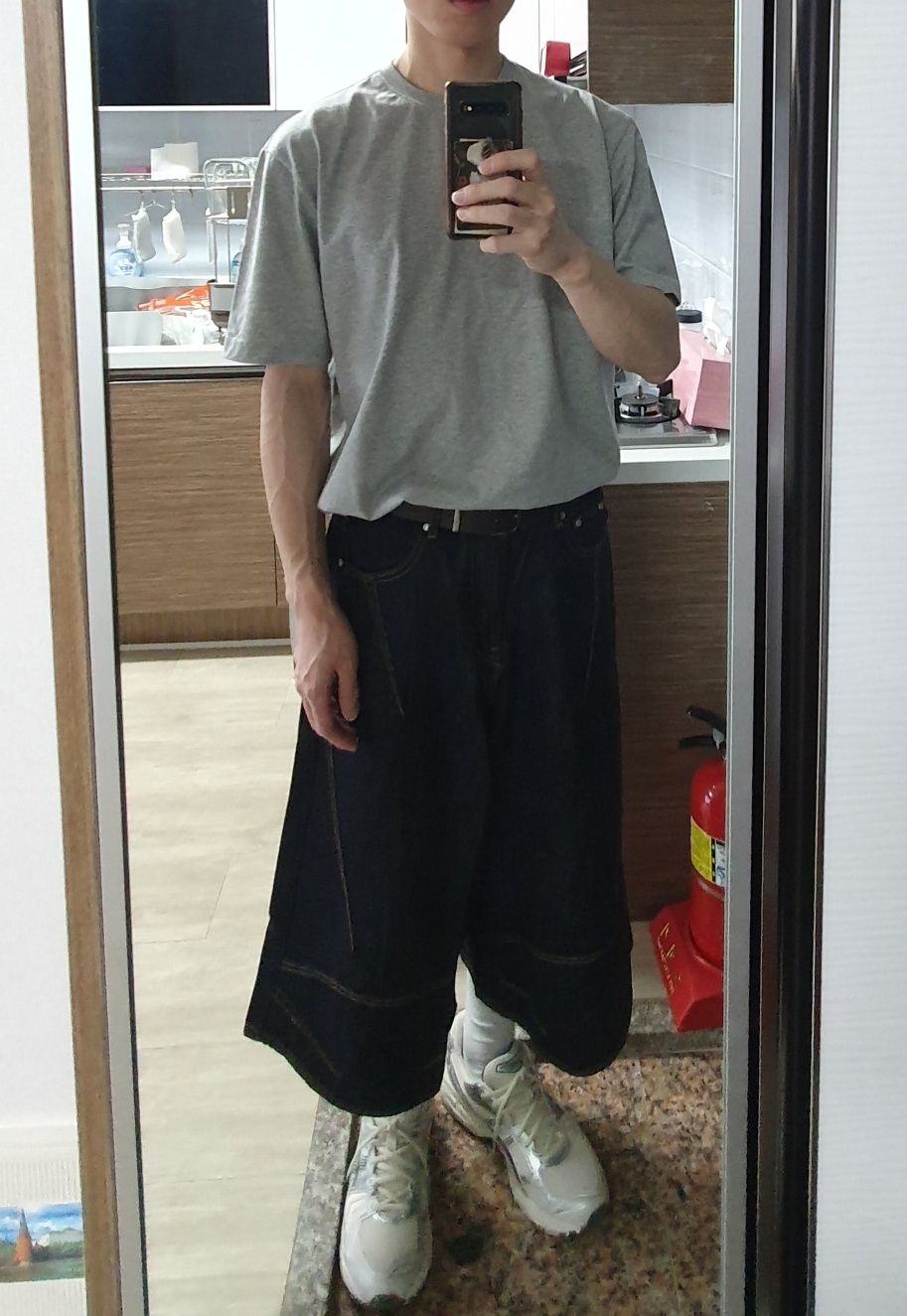 MUSINSA | DNSR Multi Dart Bermuda Denim Pants Indigo