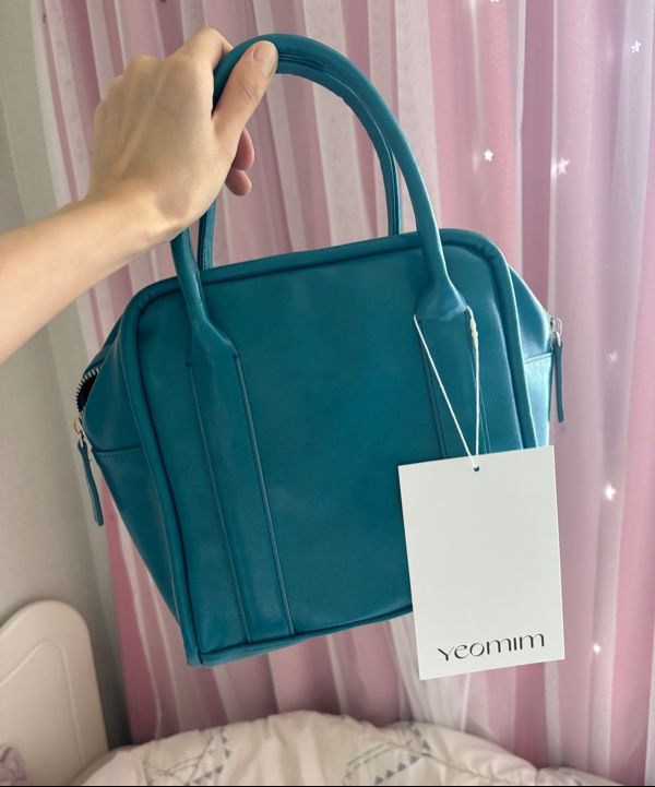 ★送料・関税込★YEOMIM★box bag★ MUSINSA公式 | YEOMIM mini box bag (aqua)